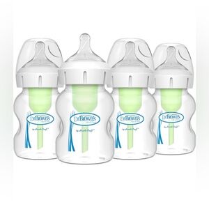 ♥️SOLD♥️Dr. Brown's Natural Flow Anti-Colic Options+ Wide-Neck Baby Bottles 5 oz